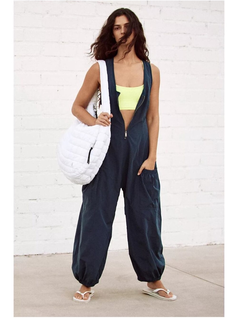 FREE PEOPLE FP Movement Over Under Jumpsuit Midnight Navy Blue Casual Women’s XS